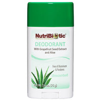 Thumbnail for NutriBiotic Unscented Deodorant with GSE, 2.6 Ounce Stick | with Witch Hazel, Grapefruit Seed Extract & Aloe | Vegan & Free of Aluminum, Paraben, Phthalates, Gluten, GMO's & Fragrance