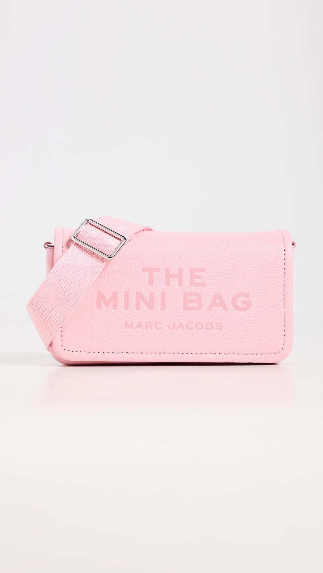 Marc Jacobs Womens The Leather Mini Bag Ribbon Pink Onesize