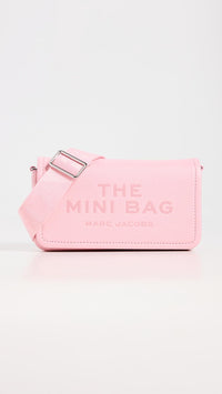 Thumbnail for Marc Jacobs Womens The Leather Mini Bag Ribbon Pink Onesize