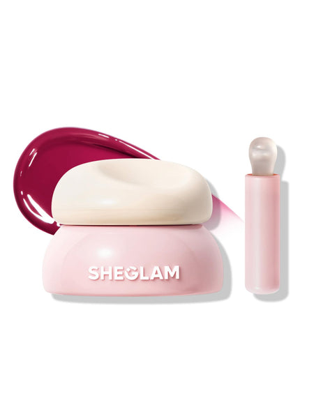 SHEGLAM Hydra Jelly Pocket Lip Jam Hydrating Nourishing Lip Gloss Moisturizing Lip Makeup-Dragonfruit Dew