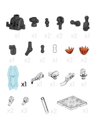 Thumbnail for BLOKEES - Champion Class Marvel Infinity Saga - Iron Man - 149-Piece Articulated Model Kit - Assembly Required - No Tools - No Cutting - No Glue - No Paint - Age 14+
