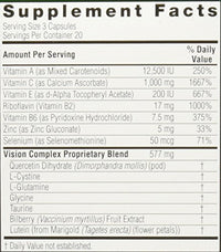 Thumbnail for Nature's Answer Bilberry Vision Complex Vegetarian Capsules, 60-Count