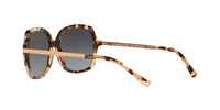 Thumbnail for Michael Kors MK2024 Adrianna II Sunglasses, Pink Tortoise/Light Grey Gradient, 57 mm