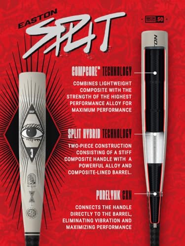 Easton | 2025 | Split Baseball Bat | BBCOR | 2 5/8' Barrel | 34' | -3