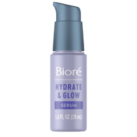 Thumbnail for Bioré Hydrate & Glow Face Serum for Dry, Sensitive Skin with Hyaluronic Acid, Coconut Water and Prebiotics, Dermatologist Tested Face Serum, Fragrance Free, Not Tested on Animals, 1 oz Bottle