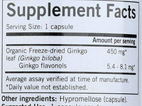 Thumbnail for Eclectic Ginkgo 450 Mg Fduv with Glass, Blue, 50 Count
