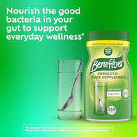 Thumbnail for Benefiber Daily Prebiotic Fiber Supplement Powder for Digestive Health, Unflavored - 250 Teaspoons (17.6 Ounces)