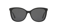 Thumbnail for Coach HC8271U Universal Fit Sunglasses, Black/Dark Grey, 57 mm