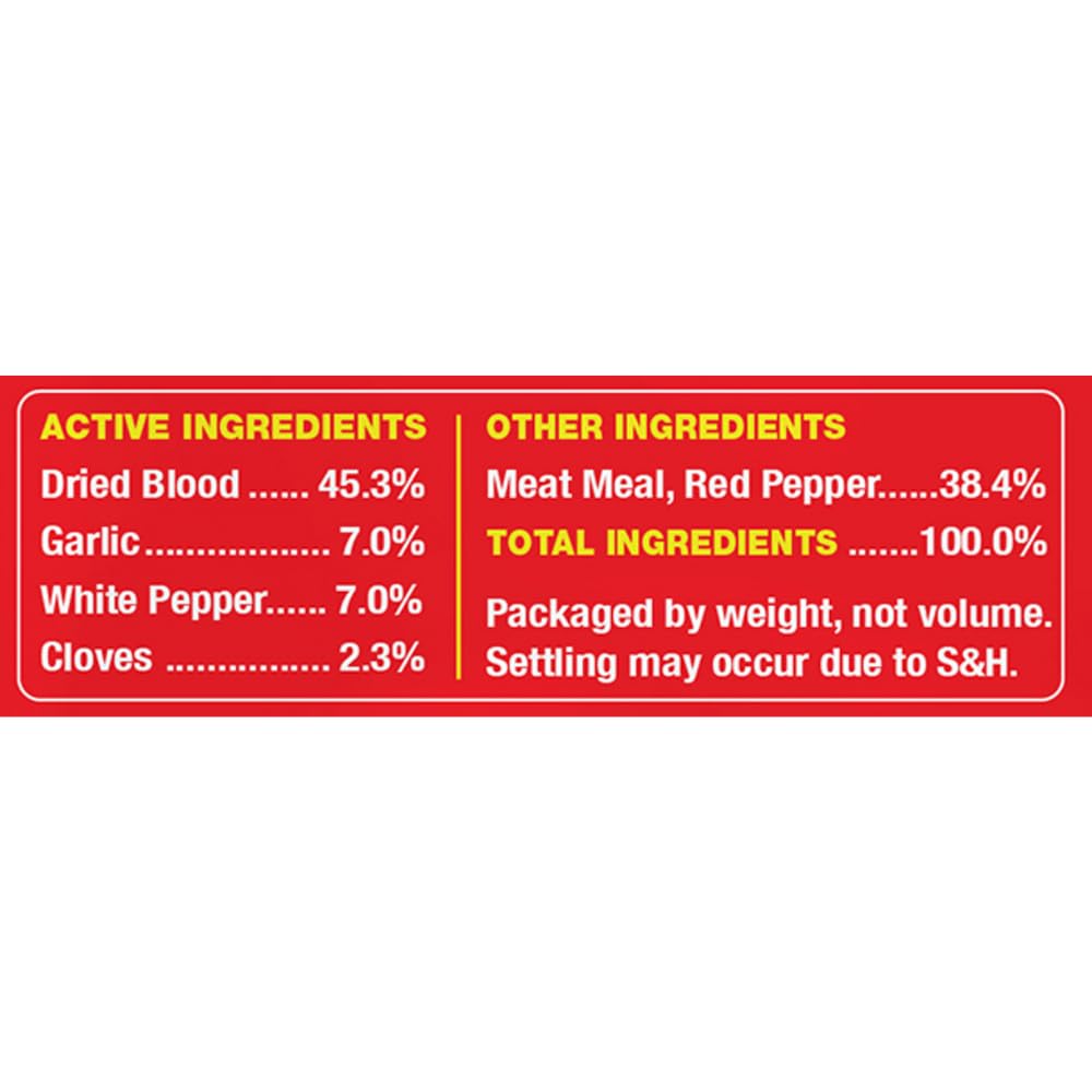 Epic REPELLENTS Rabbit Scram All Natural Granular Repellent - All-Natural, Animal, People and Pet Safe Granule (25 lb Pail)