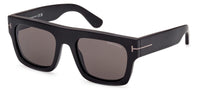 Thumbnail for Tom Ford FAUSTO FT 0711-N Matte Black/Smoke 53/20/145 unisex Sunglasses