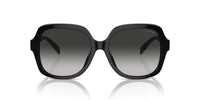 Thumbnail for COACH Women's HC8395F Low Bridge Fit Square Sunglasses, Black/Grey Gradient, 56 mm