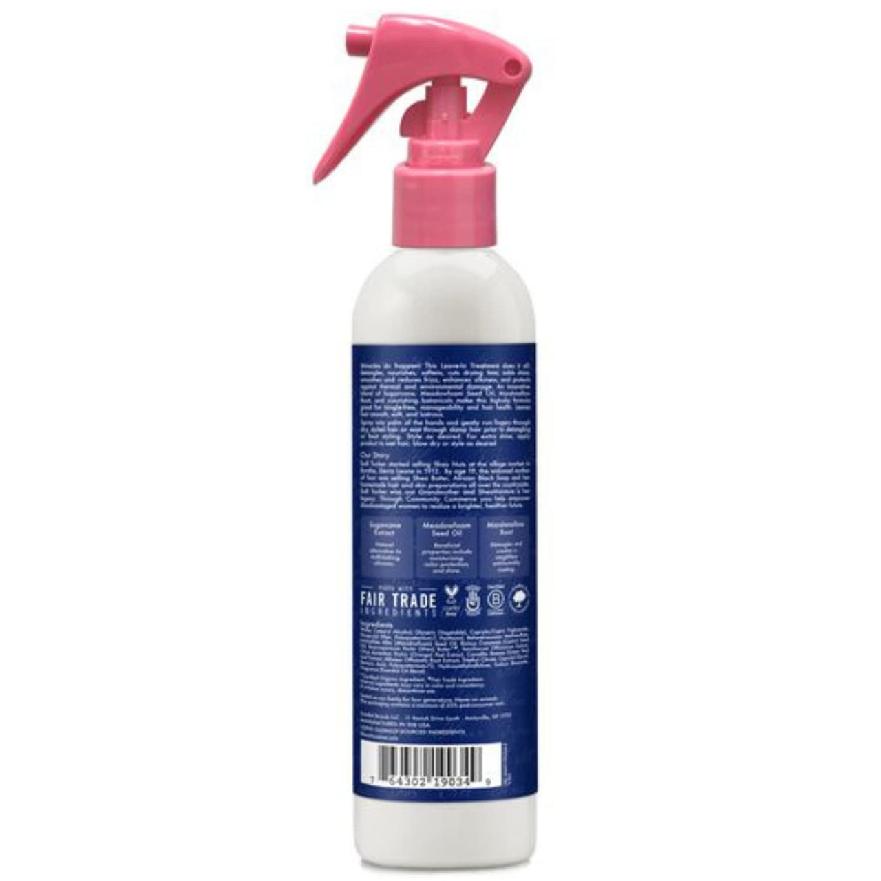 Shea Moisture Silicone Free Miracle Styler Leave In Conditioner Spray with Sugarcane Extract and Meadowfoam Seed, Unisex Leave In Treatment Detangler Spray, 8 Oz