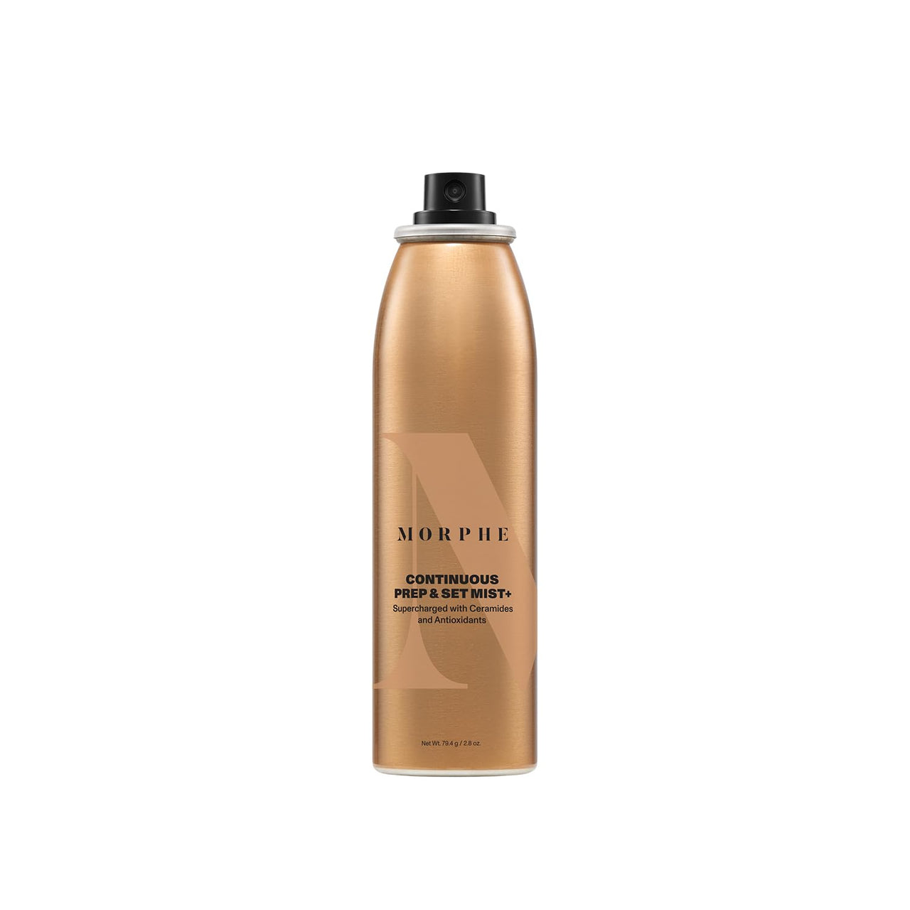 Morphe Continuous Prep & Set Face Mist - Hydrating Setting Spray for Makeup & Skin Prep - Enriched with Ceramides and Antioxidants for a Radiant Finish (2.8 oz)