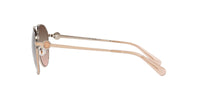 Thumbnail for Coach HC7128 Sunglasses, Shiny Rose Gold/Brown Pink Gradient, 58 mm