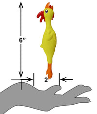 Thumbnail for PetSport Naturflex Chicken Toy - Durable & Long-Lasting, Non-Toxic Material, Internal Squeaker, Rubber Toy for Dogs, Ideal for Interactive Play and Engagement