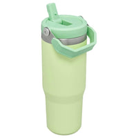Thumbnail for Stanley IceFlow Flip Straw Tumbler with Handle 30 oz | Twist On Lid and Flip Up Straw | Leak Resistant Water Bottle | Insulated Stainless Steel |BPA-Free | Citron