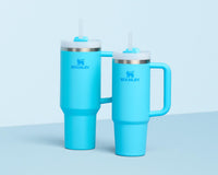 Thumbnail for Stanley Quencher H2.0 Tumbler with Handle and Straw 40 oz | Flowstate 3-Position Lid | Cup Holder Compatible for Travel | Insulated Stainless Steel Cup | BPA-Free | Splash