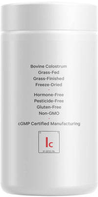 Thumbnail for Codeage Colostrum Supplement, Grass-Fed Colostrum - Prized First Milk - Grass-Finished, Freeze-Dried - Vitamins, Immunoglobulins, Growth Factors - Non-GMO, Gluten-Free - 180 Capsules
