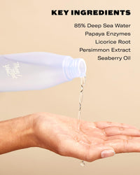 Thumbnail for Then I Met You Living Sea Cleansing Tonic, Face Toner & Makeup Remover Micellar Water with Deep Sea Water, Papaya Enzymes & Licorice Root, Vegan & Clean Skincare, 6.08 oz