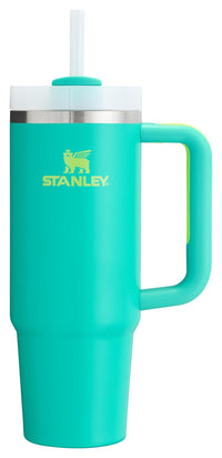 Thumbnail for Stanley Quencher H2.0 Tumbler with Handle and Straw 30 oz | Flowstate 3-Position Lid | Cup Holder Compatible for Travel | Insulated Stainless Steel Cup | BPA-Free | Tropical Teal