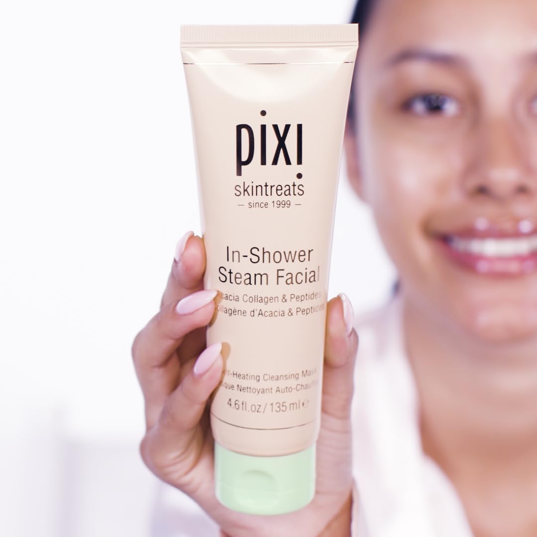 Pixi Beauty In-Shower Steam Facial, Nourishing and Cleansing, 135 ml / 4.6 fl oz