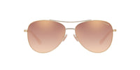 Thumbnail for Coach HC7079 Sunglasses, Light Gold/Rose Gold Gradient Mirrored, 58 mm