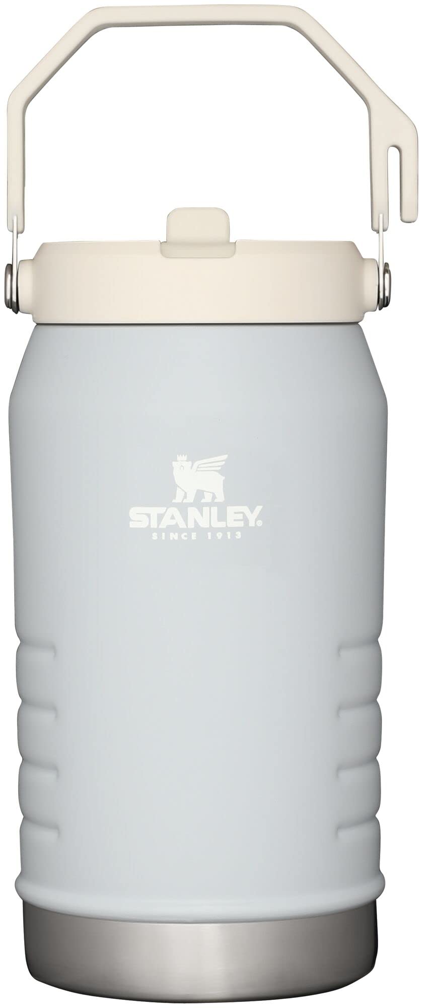 Stanley IceFlow Flip Straw Jug with Handle 64 oz| Twist On Lid and Flip Up Straw | Leak Resistant for Travel and Sports | Insulated Stainless Steel | BPA-Free |Cloud