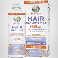 Thumbnail for MaryRuth Organics Women's Hair Growth MAX Liposomal | with Lustriva® + Biotin 10000mcg + Pumpkin Seed Oil | Thicker Hair | Hair Care | Wrinkles, Fine Lines, Skin Care | Ages 18+ | 15.22 Fl Oz