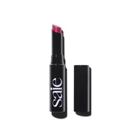 Thumbnail for Saie Lip Blur Soft Matte Lipstick - Long Lasting Lipstick with Hydrating, Buildable Coverage - Enriched with Hyaluronic Acid + Softening Jojoba to Nourish Lips - Pop (0.07 oz)
