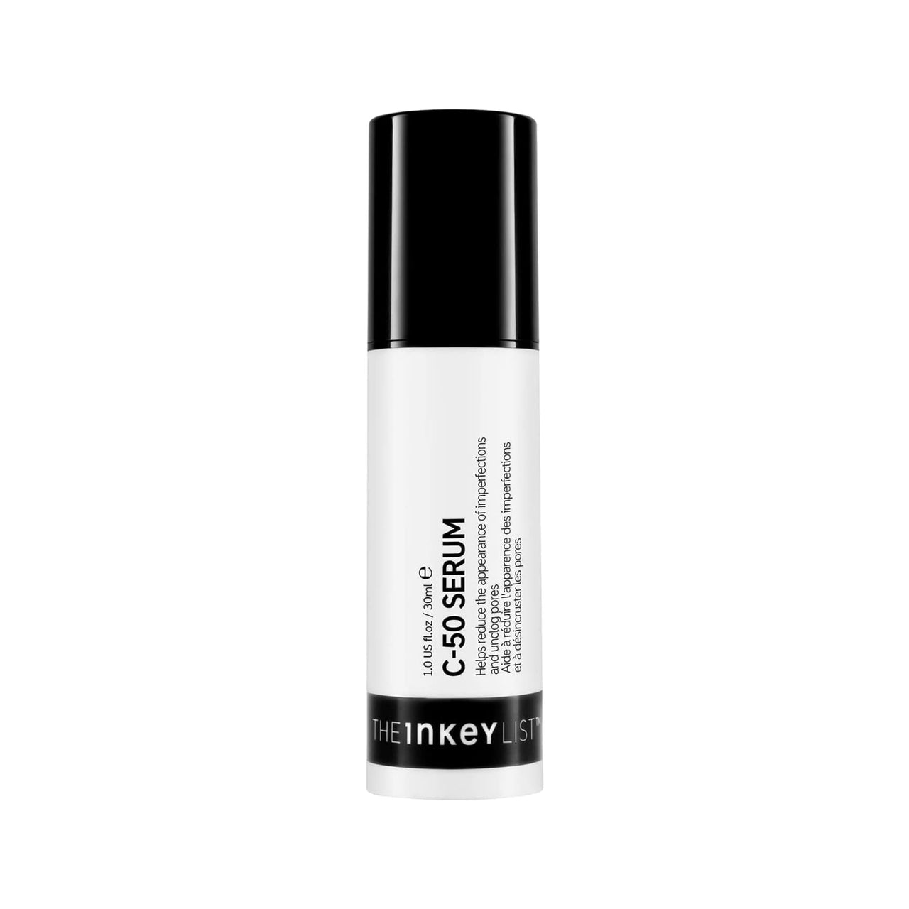 The Inkey List C-50 Serum 30ml, Blemish Night Treatment, Unclogs Pores, Fragrance Free, Suitable For All Oily Skin