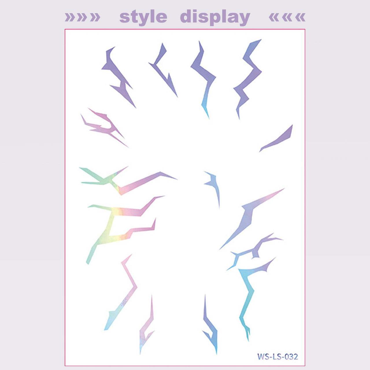 Abading Temporary Tattoos,Cosplay Tattoos Stickers,Cosplay Accessories for Cosplay, Halloween and Party Makeup