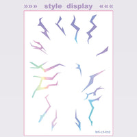 Thumbnail for Abading Temporary Tattoos,Cosplay Tattoos Stickers,Cosplay Accessories for Cosplay, Halloween and Party Makeup