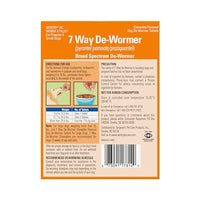 Thumbnail for WORM X PLUS 7 Way De-Wormer Chewables for Dogs - Tablets for Small Dogs & Puppies (6-25 lbs) (pyrantel pamoate/praziquantel), 6 Count
