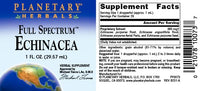 Thumbnail for Planetary Herbals Full Spectrum Echinacea Liquid Extract Supplement, 1 Fluid Ounce