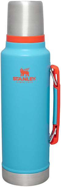 Thumbnail for Stanley Classic Legendary Vacuum Bottle 1.5 qt | Wide Mouth with Leakproof Cup Lid | Keep Drinks Hot or Cold | Packable for Travel | Insulated Stainless Steel Thermos | BPA-Free | Pool