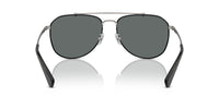 Thumbnail for COACH Sunglasses HC 7164 936881 Satin Gunmetal/Black Grey Solid Polar Policarb