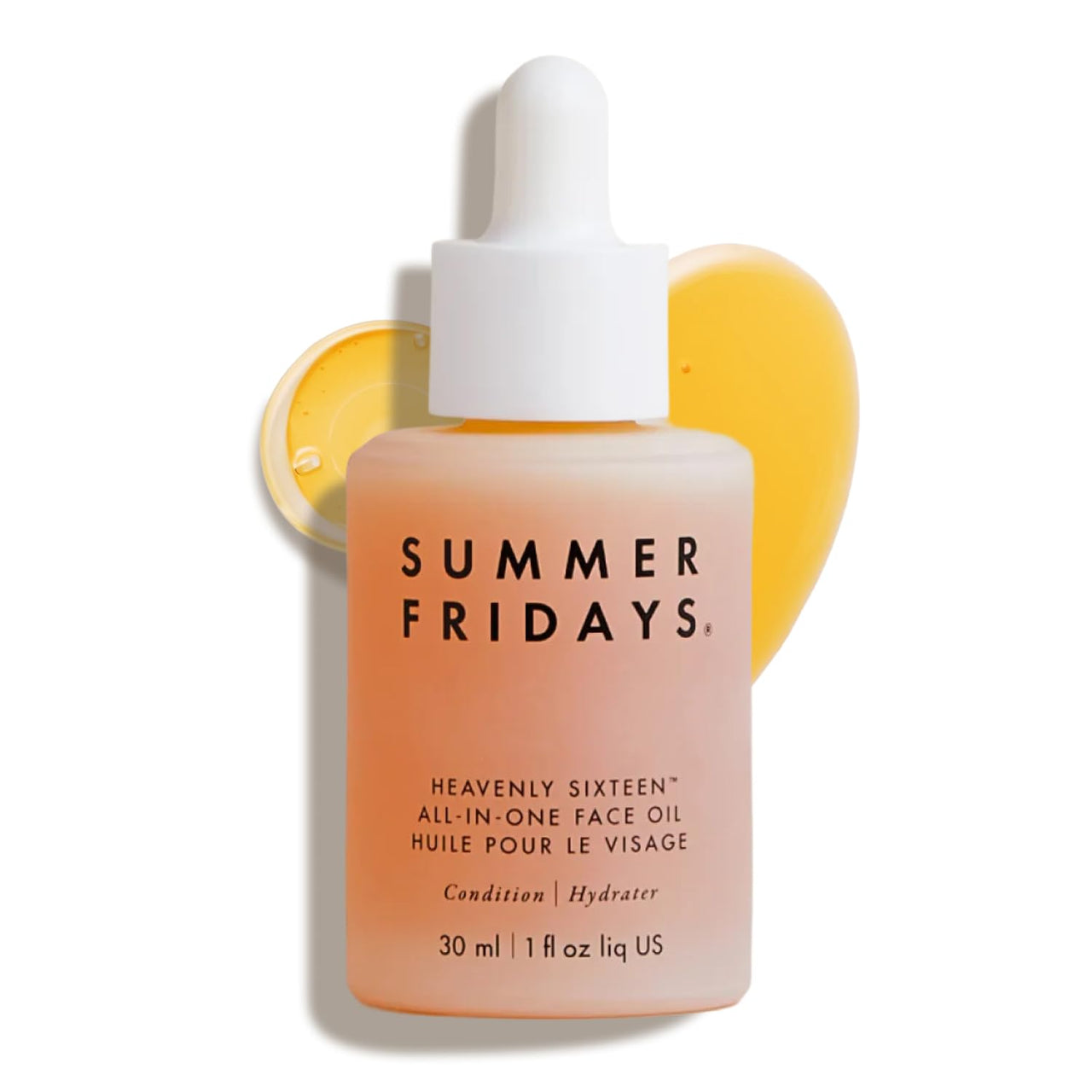 Summer Fridays Heavenly Sixteen Face Oil - All-In-One Hydrating Face Oil for Dry Skin - Made with a Restorative Blend of 16 Non-Comedogenic Oils to Help Condition and Plump Skin (1 Fl Oz)