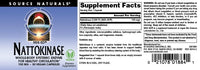 Thumbnail for Source Naturals NSK-SD Nattokinase, Whole Body Sytemic Enzyme for Healthy Circulation*, 100mg, 30 Vegan Capsules