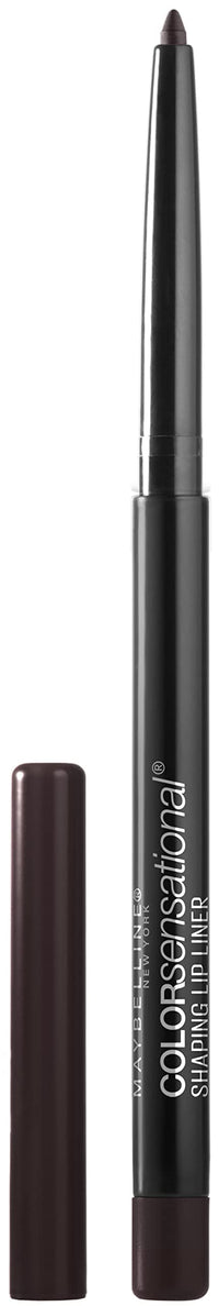 Thumbnail for Maybelline Color Sensational Shaping Lip Liner with Self-Sharpening Tip, Rich Chocolate, Chocolate Brown, 1 Count