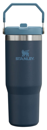 Thumbnail for Stanley IceFlow Flip Straw Tumbler with Handle 30 oz | Twist On Lid and Flip Up Straw | Leak Resistant Water Bottle | Insulated Stainless Steel |BPA-Free | Navy