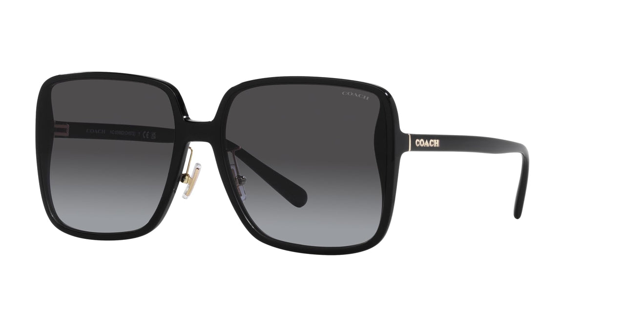 Coach Sunglasses HC 8368 D 50028G Ch572 Black Grey Gradient