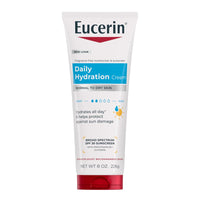Thumbnail for Eucerin Daily Hydration Broad Spectrum SPF 30 Sunscreen Body Cream for Dry Skin, Fragrance Free Sunscreen Moisturizer, 8 Oz Tube