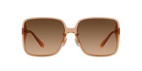 Thumbnail for Coach HC8368D Sunglasses, Transparent Brown/Brown Gradient, 61 mm