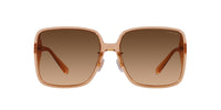 Thumbnail for Coach HC8368D Sunglasses, Transparent Brown/Brown Gradient, 61 mm