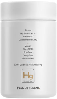 Thumbnail for Codeage Hair Growth + Smooth Skin Max Vitamins Supplement - Patented Lustriva & SOD B Dimpless Superoxide Dismutase - Hair Growth Health Skin Cellulite Support - Biotin, Vitamin C, MSM - 30 Capsules