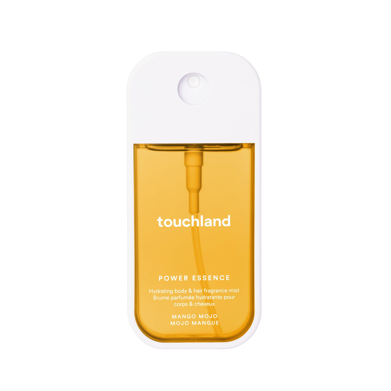 Touchland Hydrating Body & Hair Fragrance Mist, Mango Mojo, 2 FL. OZ. Travel Size Body Spray