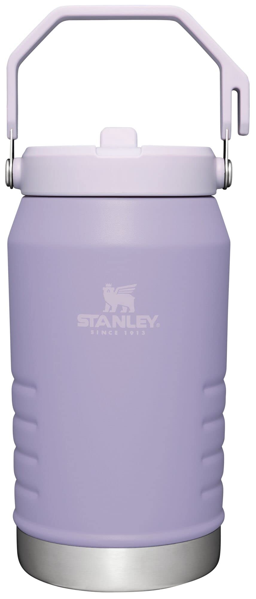 Stanley IceFlow Flip Straw Jug with Handle 64 oz| Twist On Lid and Flip Up Straw | Leak Resistant for Travel and Sports | Insulated Stainless Steel | BPA-Free | Lavender