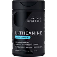 Thumbnail for Sports Research® Stress Support Pack - Pure Saffron Supplement, 30 mg + Double Strength L-Theanine Supplement + Vitamin D3 + K2 5000 IU