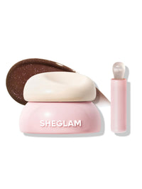 Thumbnail for SHEGLAM Hydra Jelly Pocket Lip Jam Hydrating Nourishing Lip Gloss Moisturizing Lip Makeup-Choco Cream