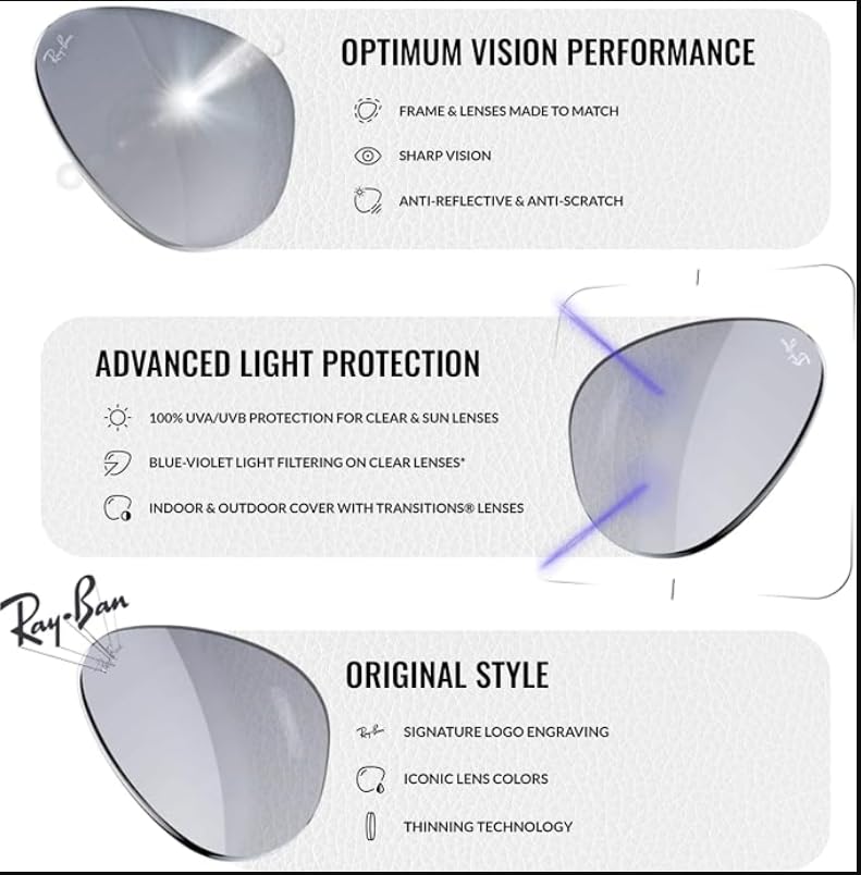 Ray-Ban RB3663 Polarized Square Shape Sunglasses for Men and Women- Timeless Classic Sun Glasses with Modern Elegance - Premium UV Protection & Polarized Lenses - Designer Men's and Women's Sunglasses